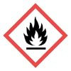 JJ Keller 19040 GHS Pictogram Labels - Flame - Polyolefin - 2" x 2"