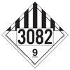 3522 by JJ KELLER - 3082 Placard - Class 9 Miscellaneous - 20 mil Polystyrene, Laminated