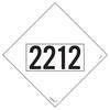 3552 by JJ KELLER - 2212 Asbestos Marking - Vinyl Removable Adhesive