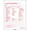 3680 by JJ KELLER - Detailed Driver's Vehicle Inspection Report, Carbonless, Red Ink, Snap-Out Format - Stock - 3-ply, carbonless, snap-out format, 5-2/3" x 7-3/4"