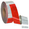 JJ Keller 3707 Reflective Tape 2" x 150' Conspicuity Tape Rolls for Trailers, 11" Red / 7" White