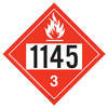 4574 by JJ KELLER - 1145 Placard - Class 3 Flammable Liquid - 176 lb Polycoated Tagboard