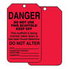 47646 by JJ KELLER - Danger: Do Not Use This Scaffold Keep Off - Safety Tag - Cardstock, 5 per pack