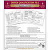 JJ Keller 47997 Vehicle Information Label Driver Qualification Complete File Packet, 1-Ply, 2 Copy, 9-1/2" x 11-3/4"