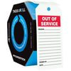 JJ Keller 47848 Out Of Service - Safety Tag: Tags By-The-Roll - Cardstock, 250 per roll
