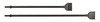 32017 by MAYHEW TOOLS - Scraper Punch - Pneumatic Tool, 2" Head Width, 24" OAL, Steel, Round Shank