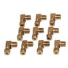 Newstar S-9688 Air Brake Fitting Air Brake Fitting - 5/32" Tubing x 1/8" NPT, 90 Degree Elbow