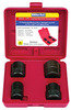 Ken-Tool 30254 4 PC 1/2" DRIVE LUG NUT REMOVAL IMPACT SOCKET SET