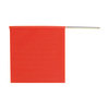 Ancra 49893-13 Safety Flag Safety Flag - 18 in. x 18 in., Fluorescent Orange Mesh, with Wooden Dowel Rod