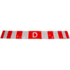 49895-13 by ANCRA - Display Banner - 18 in. x 96 in., Vinyl, Canadian “D” & “Oversize” Reflective Safety Banner