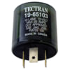 Tectran 19-65202 Multi-Purpose Flasher Multi-Purpose Flasher - 12V, 45 AMP, 2 Prongs, 20 Lamps, Square