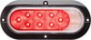 Optronics STL211XRFHBP Brake / Tail / Turn Signal Light Stop / Tail / Turn Signal Light - Flange Mount, 16-LED 6-in.