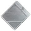 582 by JJ KELLER - Rivetless Aluminum Placard Holder with Back Plate - Placard Holder - Unpainted