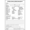 JJ Keller 723 Detailed Driver's Vehicle Inspection Report, 3-Ply, w/Carbon, Black - Stock - 3-ply, book format, with carbon,