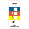 JJ Keller 7669 Original HMIS Laboratory Labels - 1/2" x 1-1/4"