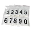 JJ Keller 771 Two-Inch Vinyl Numbers Kit - White Vinyl