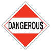 JJ Keller 78 Hazmat Placard Dangerous Placard - Worded, 176 lb Polycoated Tagboard, 10-3/4 in. x 10-3/4 in.