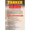 9091 by JJ KELLER - Tanker Driving Techniques - Driver Skills Cards - Tanker Driving Techniques -  Skills Cards