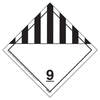 942 by JJ KELLER - Class 9 Miscellaneous Placard - Worded - 4 mil Vinyl Removable Adhesive