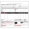 JJ Keller 968 Straight Bill of Lading Form - 4-ply, carbonless, snap-out, 8.5" x 7.75" (0.75" top tear-off)