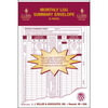 8564 by JJ KELLER - Monthly Log Summary Envelope 5-Pack - Retail Packaging - 6" x 9", 5-Pack - Retail Packaging