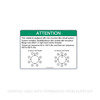 24-00667-000 by FREIGHTLINER - Miscellaneous Label - Attention Hub Torque English