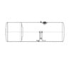 A03-27778-311 by FREIGHTLINER - Fuel Tank - Aluminum, 25 in., RH, 120 gal, Plain