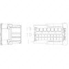 A23-13361-018 by FREIGHTLINER - Multi-Purpose Wiring Terminal - ECU/Device, Female, Black, Plug, 25 Cavity Count