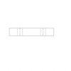 Freightliner E0115284004 Engine Mount Spacer Engine Mount Spacer - Aluminum, 5.75 in. x 2 in., 1.5 in. THK