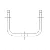 Freightliner 415126000 Engine Mount Isolator Engine Mount Isolator - Steel, Black, 0.25 in. THK