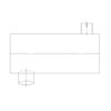 418613000 by FREIGHTLINER - Exhaust Muffler - Aluminized Steel / Stainless Steel