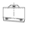 Freightliner 620072001 Utility Light Bracket Utility Light Bracket - Aluminum, 0.12 in. THK
