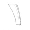 Freightliner 22-37014-000 Truck Quarter Fender Truck Quarter Fender - Left Side, 3.2 mm THK