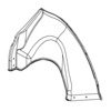 Freightliner 22-54530-002 Fender Panel Fender Panel - Left Side, Polyethylene