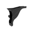 Freightliner A22-73341-001 Side Fairing Extender Bracket Side Fairing Extender Bracket - Right Side, Nylon, Black, 5 MM Thk