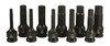 4605 by ATD TOOLS - 10 Pc. 1/2" Drive Metric Impact Hex Driver Set