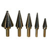 9200 by ATD TOOLS - 5 Pc. Step Drill Bit Set