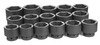 9016 by GREY PNEUMATIC - 16 Pc. 1" Drive Fractional Set