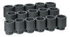 9016D by GREY PNEUMATIC - 16 Pc. 1" Drive Deep Fractional Set