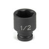 906MS by GREY PNEUMATIC - 1/4" Surface Drive x 6mm Standard Impact Socket