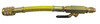 82495 by MASTERCOOL - A/C Refrigerant Hose - 1/2" x 1/2" Yellow Straight Hose with Manual Shut-Off Valve