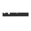 A04-31355-000 by FREIGHTLINER - Fuel Tank Shield - Right Side, Steel, Black, 2599.38 mm x 367.93 mm, 1.52 mm THK