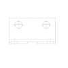 Freightliner A1512137000 Forward Frame Bracket Forward Frame Bracket - Steel, 5 in. x 2.81 in.