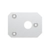 Freightliner A18-68237-000 Antenna Base Antenna Base - Aluminum, 80 mm x 108.4 mm, 2.54 mm THK