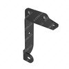 Freightliner A2128465001 Bumper Cover Bracket Bumper Cover Bracket - Steel, Black, 6.35 mm THK