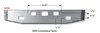 0434 by HENDRICKSON - Bumper - Chrome, 16 Taper