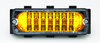 50A02ZCR by WHELEN ENGINEERING - 500 Series Liner Super LED Surface Mounted Lighthead, Amber LED/Clear Lens