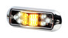 Whelen Engineering 5V3A Marker Light 500 Series Marker Light, V-Series Super LED, Amber/White, 0.12/1.0/0.5 AMP, 12V