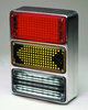 7CAST3 by WHELEN ENGINEERING - 700 Series Emergency Warning Light, 3 LED, Polished Cast Aluminum Housing, Vertical Mount