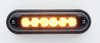 Whelen Engineering IONSMA Marker Light Strobe Light - Amber, Black Housing, ION Surface Mount Series Super-LED